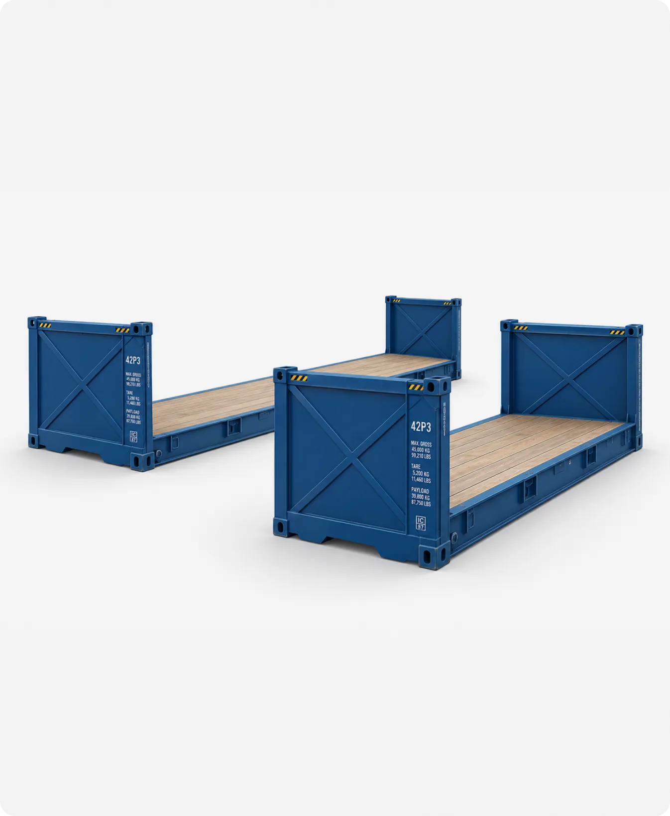 Contenedores marítimos Flat Rack