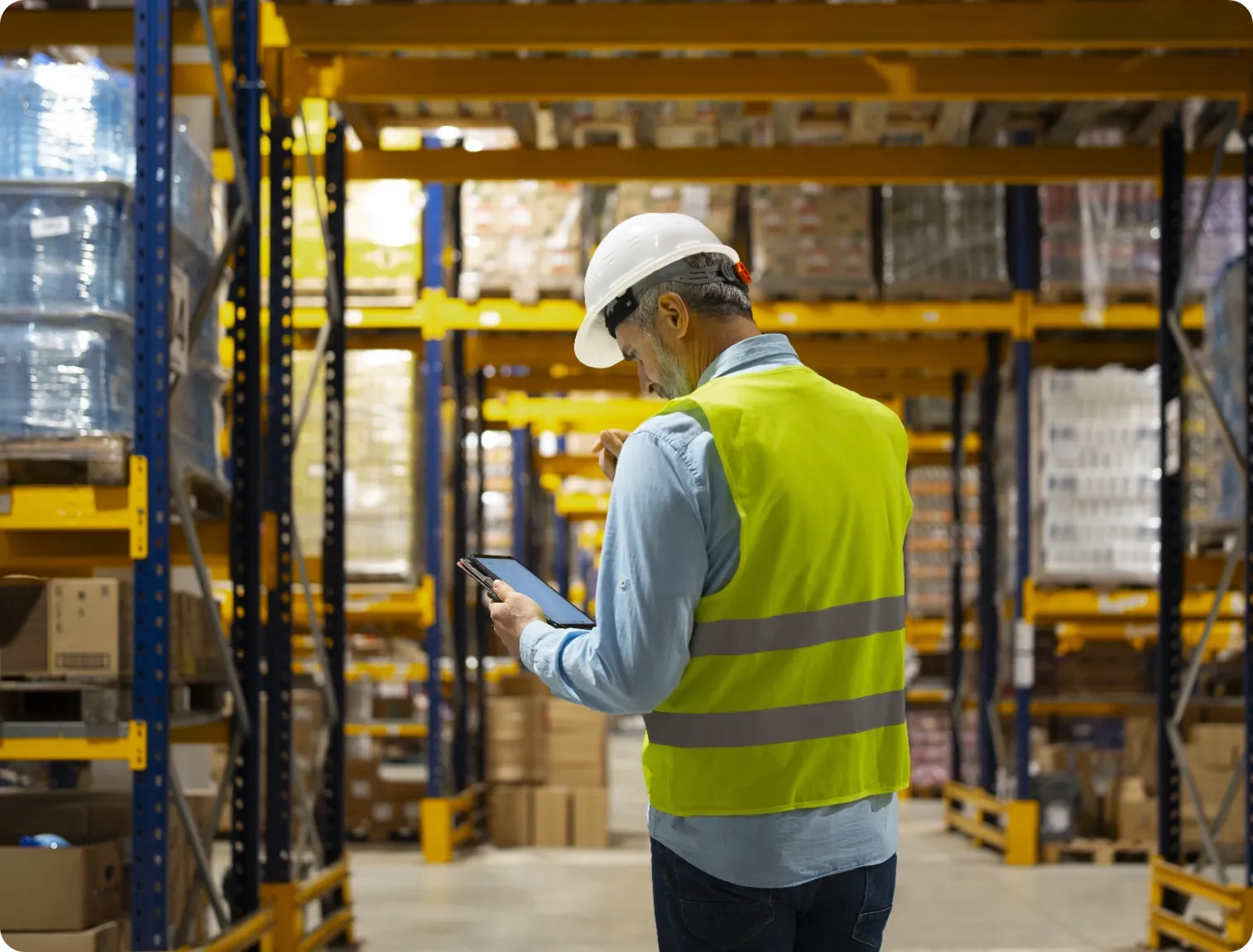 Operación de almacenamiento y control de inventario